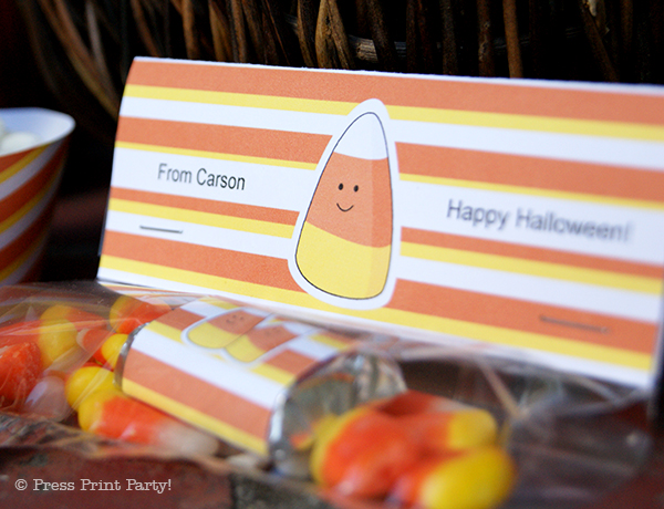 Cute Candy Corn Halloween Printables by Press Print Party!