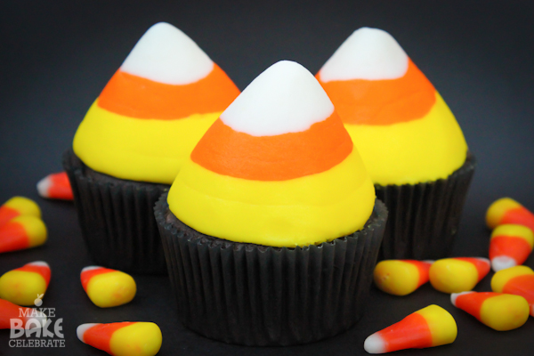 Candy Corn Cupcakes