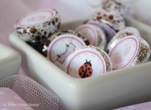 Baby Shower Pink Printables with Lady Bugs by Press Print Party