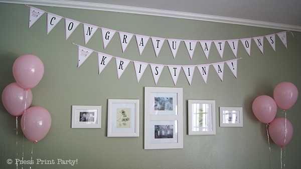 Pink Baby Shower with Printables by Press Print Party