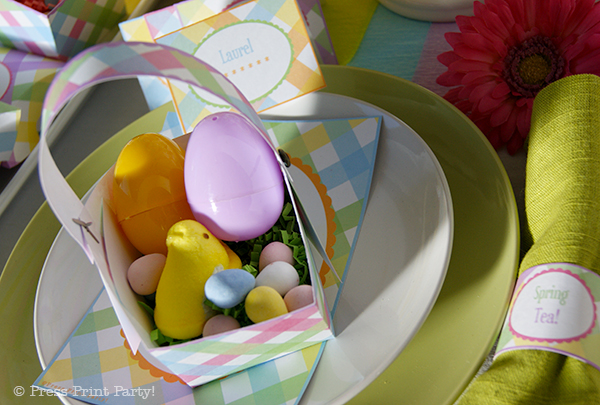 Spring Gingham Printables for Easter by Press Print Party!