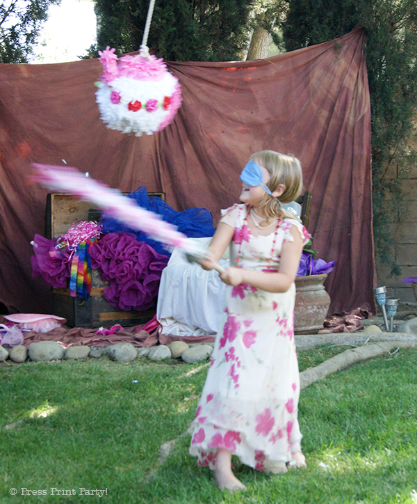 A Delightful Spring Tea Party - by Press Print Party. Tea Pot Pinata