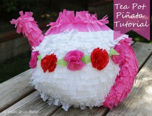Tea Pot Pinata DIY Tutorial by Press Print Party!