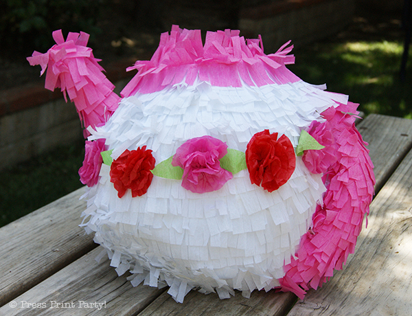 A Delightful Spring Tea Party - by Press Print Party. Tea Pot Pinata