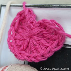 Crochet Heart by Press Print Party!