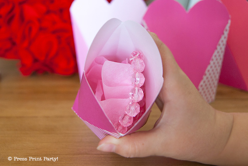 Free Valentine's day printable heart boxes - Press Print Party!
