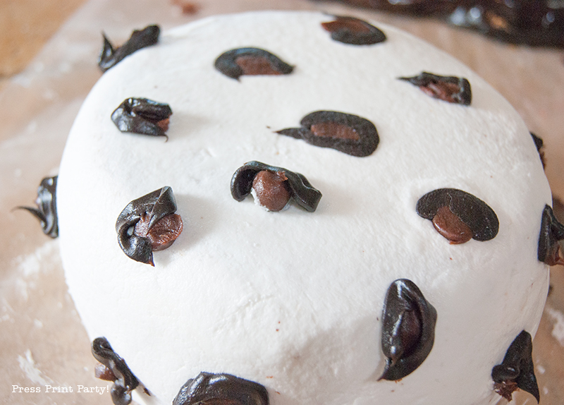 Animal print cake how to by Press Print Party!
