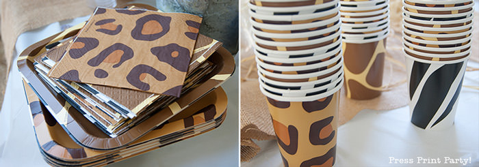 Get Wild african Animal party Safari theme Party Printables - Press Print Party! party supplies