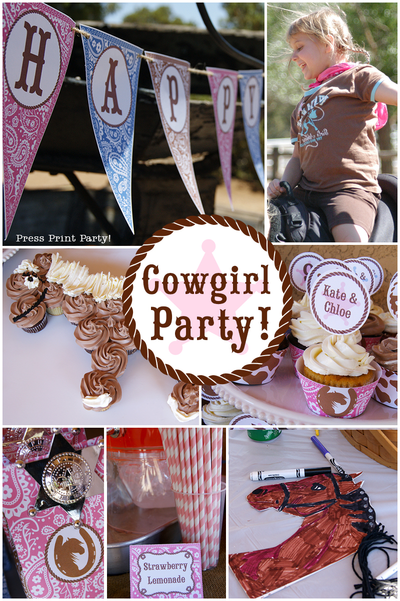 Country Cowgirl Western Party by Press Print Party!