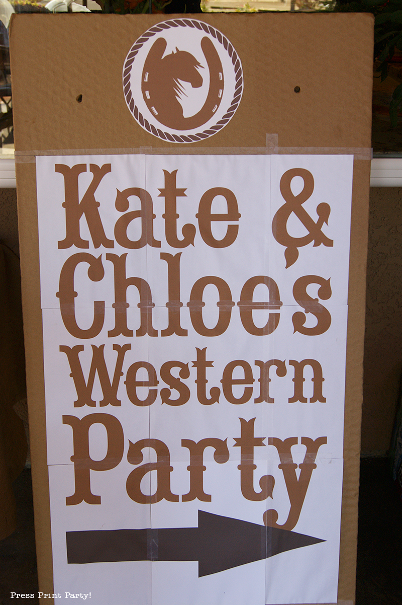 Western-Party-sign