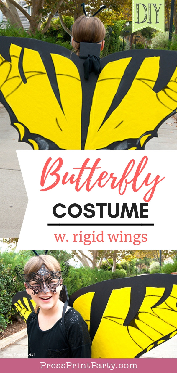 DIY butterfly costume pin - Press Print Party!