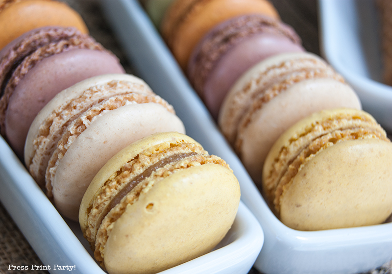 Macarons - Paris Party with a French Vintage flair - Press Print Party!