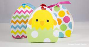 3 adorable Easter treat boxes for baskets - Press Print Party!