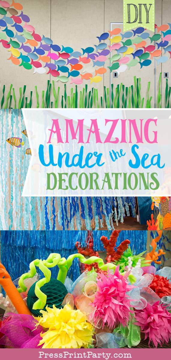 Amazing Under the Sea Decorations - Press Print Party