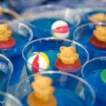 Pool Party Beach Ball Birthday Bash - Ideas and decorations by Press Print Party! Jello swimmers