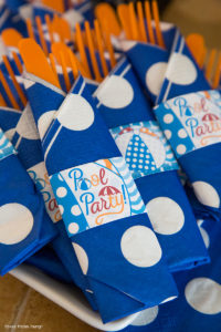 Pool Party Beach Ball Birthday Bash - Ideas and decorations by Press Print Party!