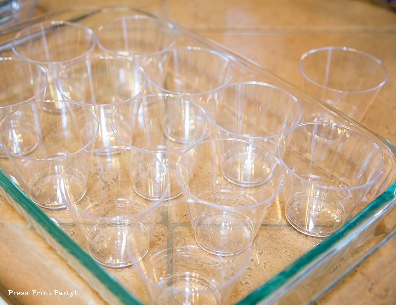 Teddy Bear Swimmers Easy Jello cup Treats. By Press Print Party!