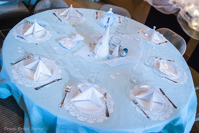 Kids' Winter Wonderland Tablescape