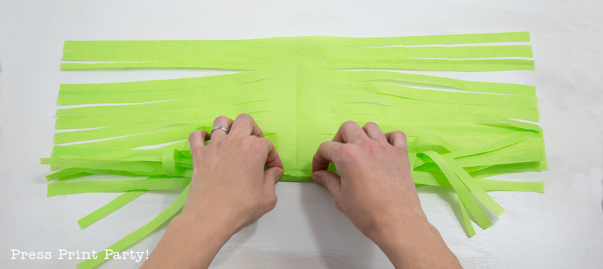 How to Make Tissue Paper Tassels and Garlands Press Print Party!