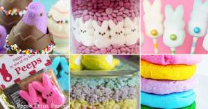 12 Clever and fun peeps ideas for Easter- Press Print Party!