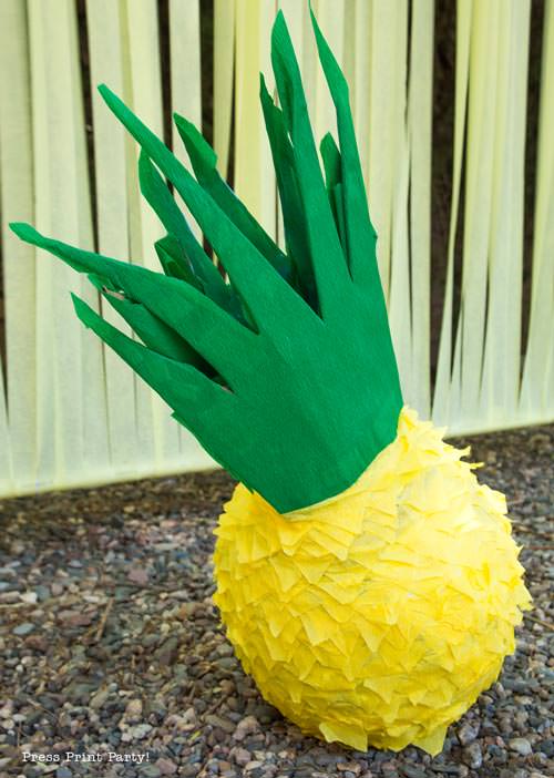 Party like a Pineapple -Pineapple party - Luau Party -Pineapple pinata- by Press Print Party!