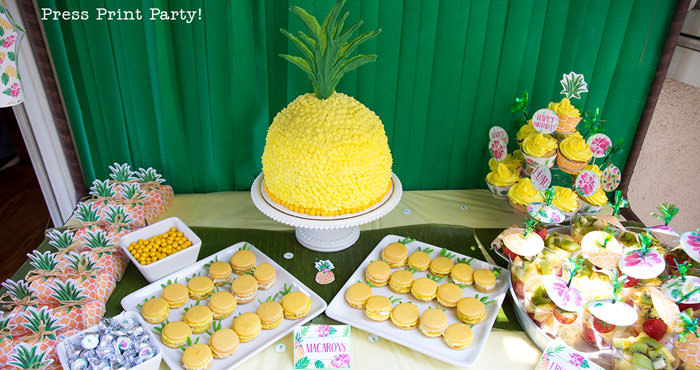 Party like a Pineapple -Pineapple party - Luau Party - by Press Print Party!