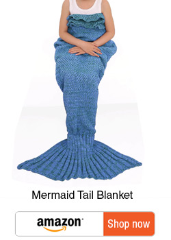 Ultimate gifts for Tweens - Gift guide for tweens - mermaid tail blanket