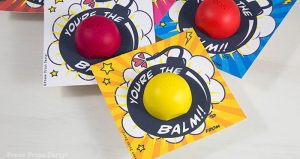 Free EOS Balm Valentine's Day Card Printables - By Press Print Party!