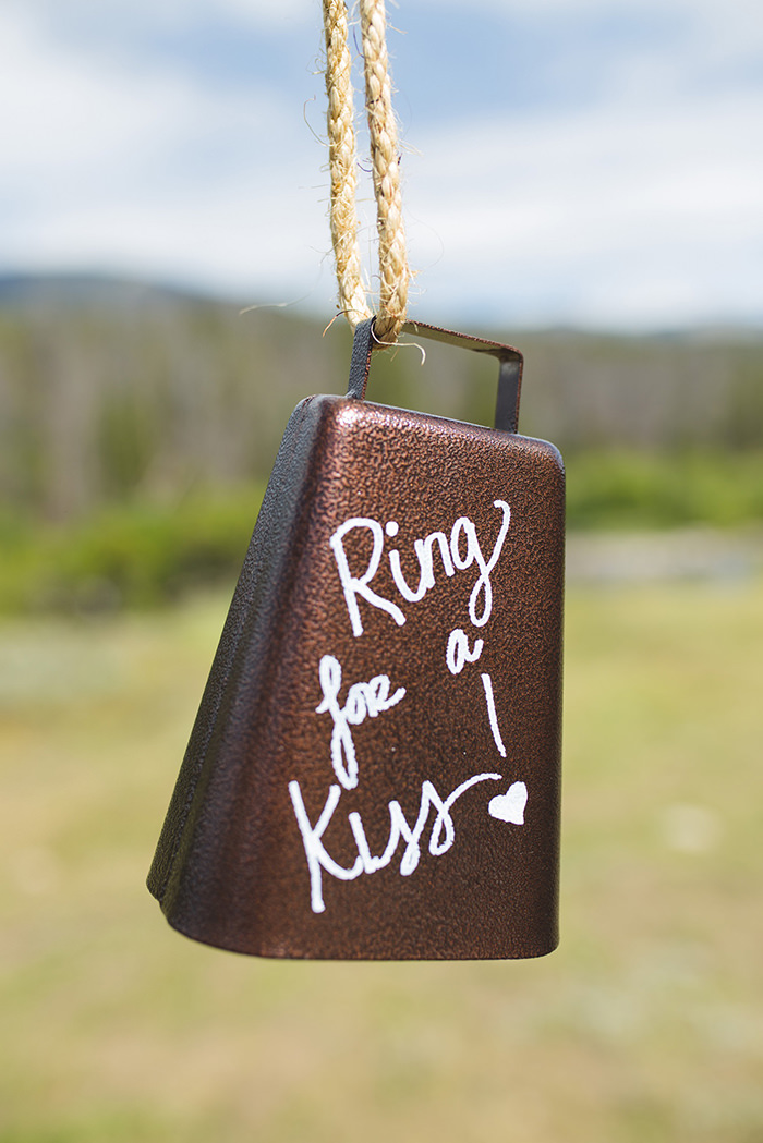 A breathtaking rustic barn wedding - country wedding - Press Print Party! ring for a kiss bell