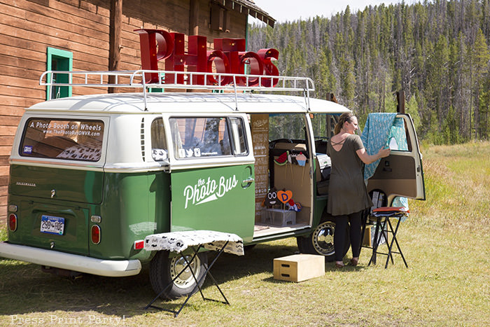 A breathtaking rustic barn wedding - country wedding - Press Print Party! photo bus