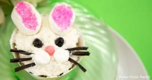 DIY Easter Bunny Cupcake decoration ideas - Press Print Party!