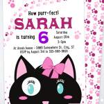 Cat Birthday Invitation Printable, Boy Tabby - Press Print Party