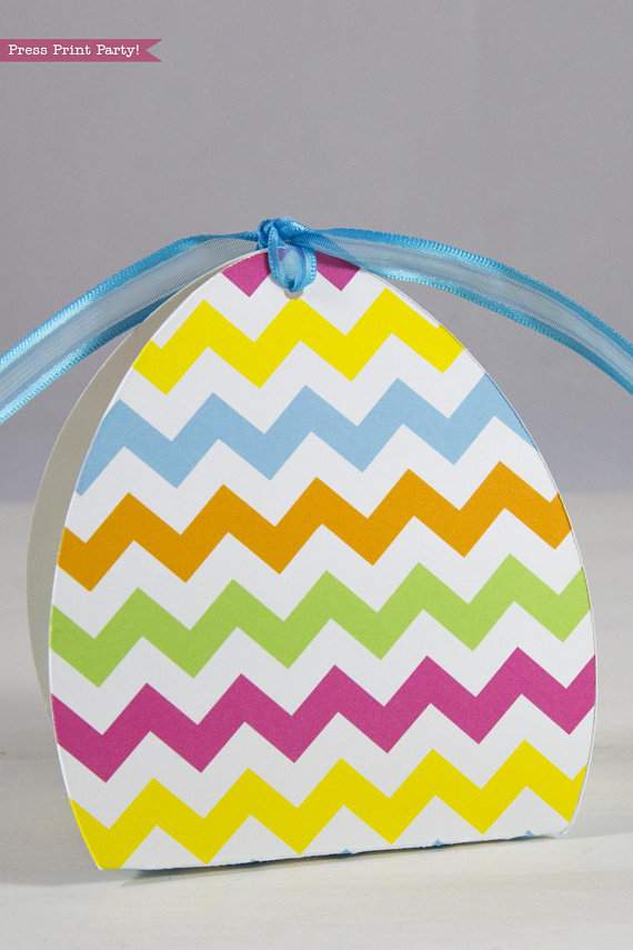 3 adorable Easter treat boxes for baskets - Press Print Party!