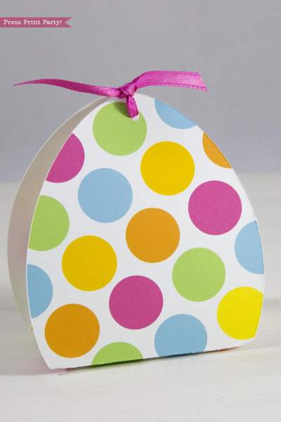 3 adorable Easter treat boxes for baskets - Press Print Party!