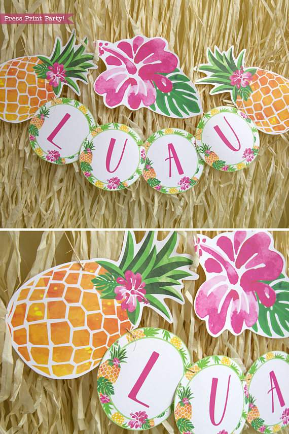 luau-birthday-banner-floral-birthday-banner-hawaiian-birthday-banner