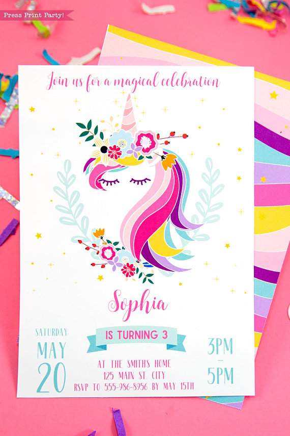 Unicorn Birthday Party Printable Set - Image 12
