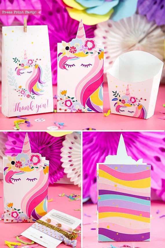 Unicorn Birthday Party Printable Set - Image 4