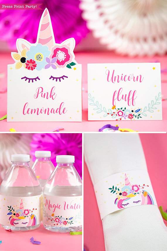 Unicorn Birthday Party Printable Set - Image 7