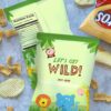 Jungle Safari Theme Birthday Chip Bag Printable Template, Editable, Safari Chip Bag, Jungle Birthday, Let's get Wild, INSTANT DOWNLOAD press print party