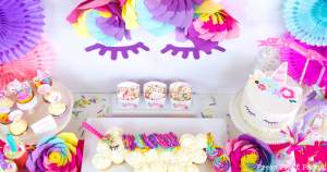 Truly Magical Unicorn Birthday Party Decorations DIY - By Press Print Party!