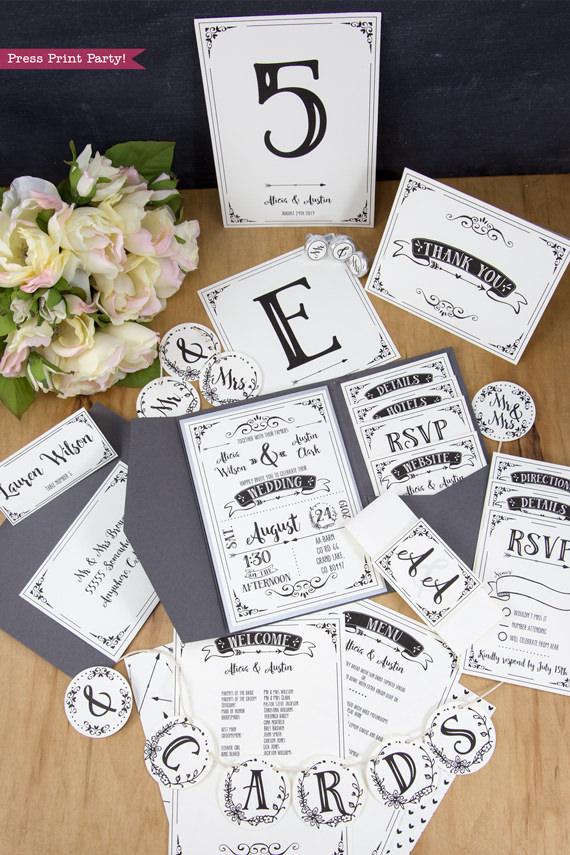 Wedding Envelope Seals (Set of 24)