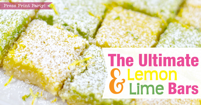 The ultimate lemon and lime bars