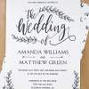 Rustic Wedding Invitation Template Printable Set, Wedding Invitation Suite, w rsvp cards, envelope insert, address label, & more cards - Rustic Leaf Design- Press Print Party!