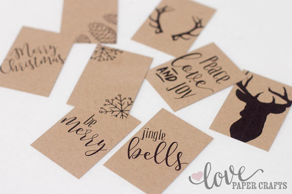 free printable christmas gift tags