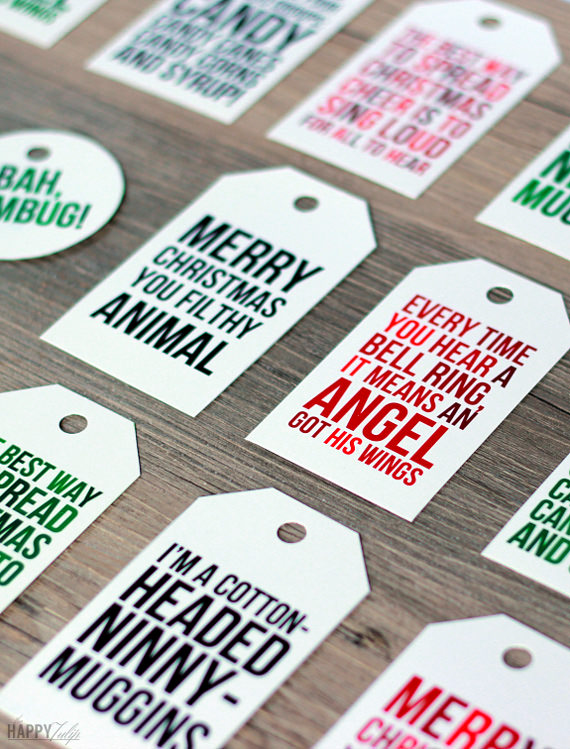 free printable christmas gift tags