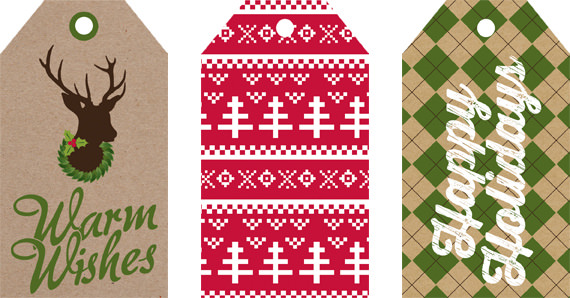 free printable christmas gift tags