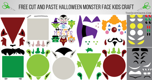 Free Halloween Printables - party crafts - List by Press Print Party!