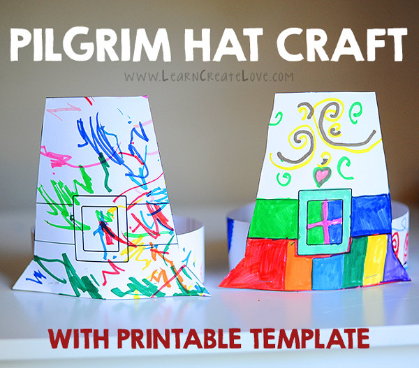 Pilgrim hat craft free printable