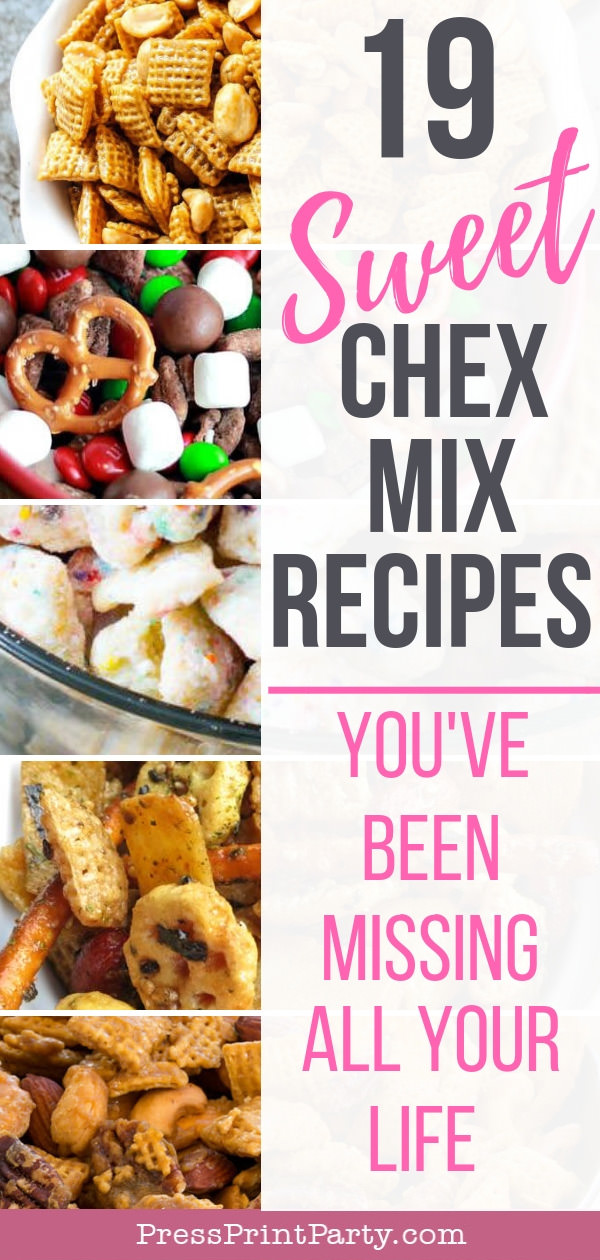 19 Sweet Chex Mix Recipes you've been missing all your life