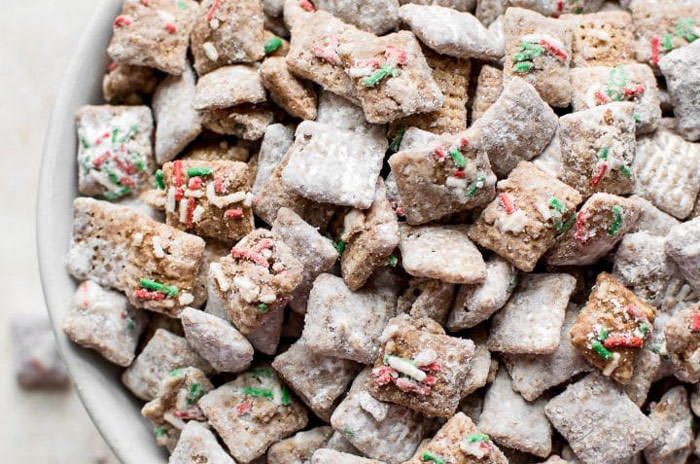 christmas puppy chow sweet chex mix recipe